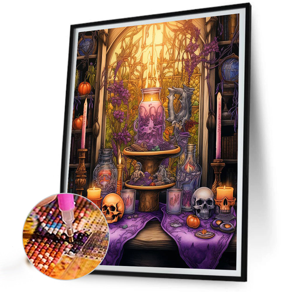 Halloween - Magic Space - Full Square Drill Diamond Painting 40*50CM