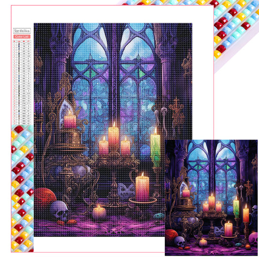 Halloween - Magic Space - Full Square Drill Diamond Painting 40*50CM