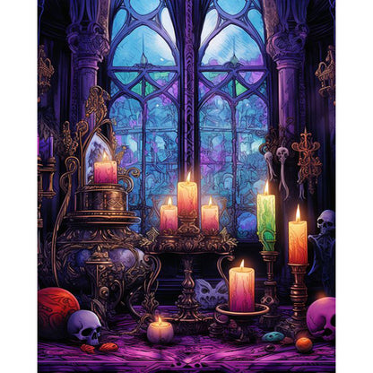 Halloween - Magic Space - Full Square Drill Diamond Painting 40*50CM