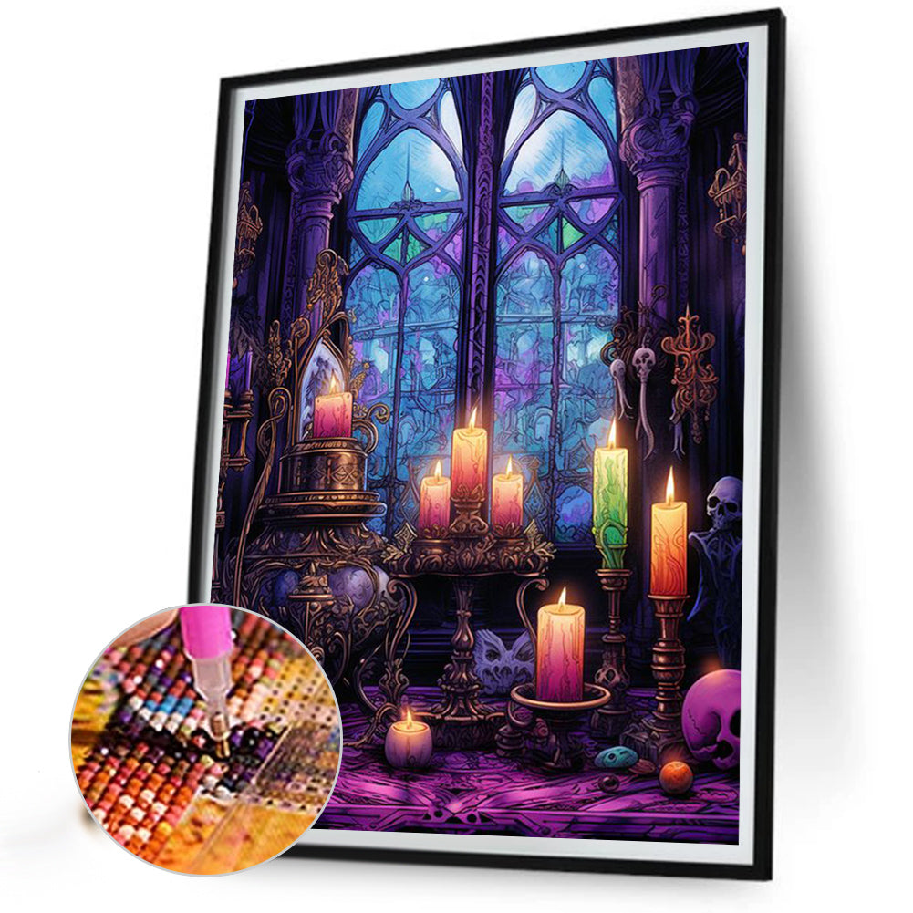 Halloween - Magic Space - Full Square Drill Diamond Painting 40*50CM