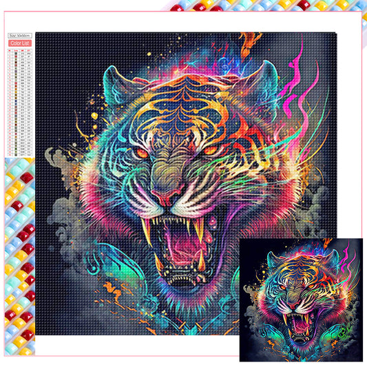 Tiger - Full Square Drill Diamond Painting 50*50CM