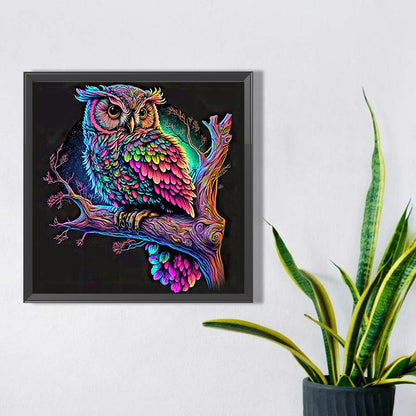Owl - Full Square Drill Diamond Painting 50*50CM