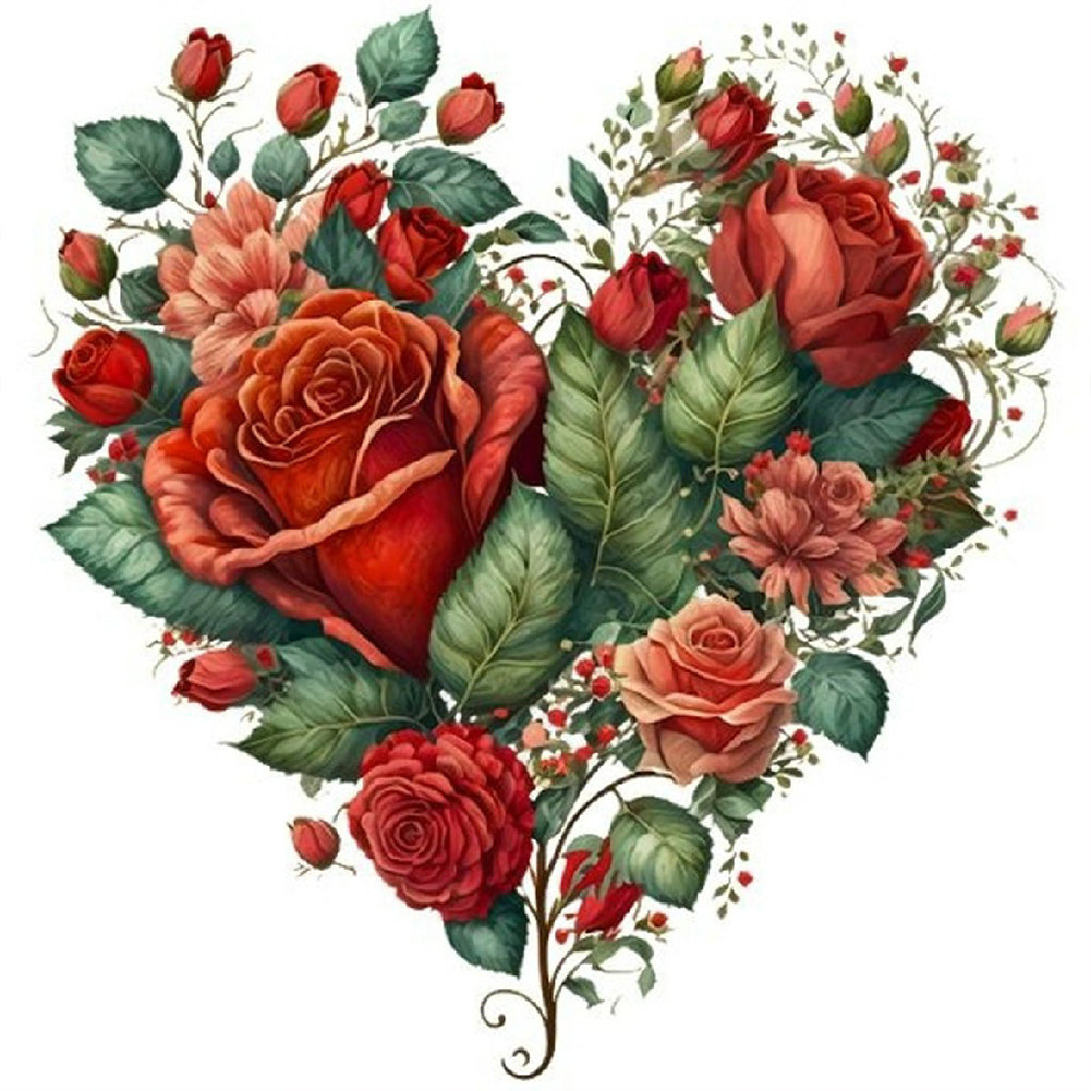 Love Flowers - Full Round Drill Diamond Painting 30*30CM