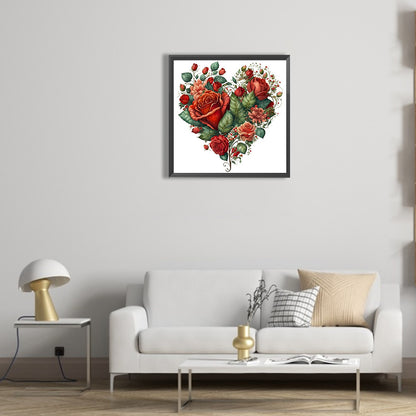 Love Flowers - Full Round Drill Diamond Painting 30*30CM