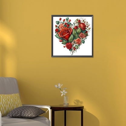Love Flowers - Full Round Drill Diamond Painting 30*30CM