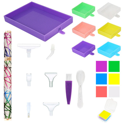 Diamond Painting Tools Kit Diamond Painting Pen Tools Set Rhinestone Tray Sorter