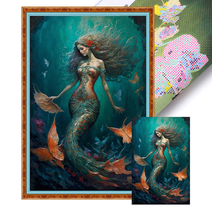 Mermaid - 11CT Stamped Cross Stitch 50*75CM