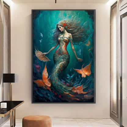 Mermaid - 11CT Stamped Cross Stitch 50*75CM