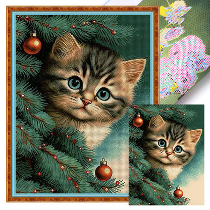 Kitten - 11CT Stamped Cross Stitch 40*55CM