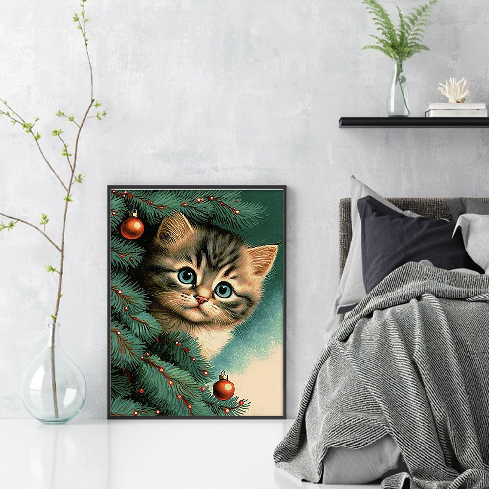 Kitten - 11CT Stamped Cross Stitch 40*55CM