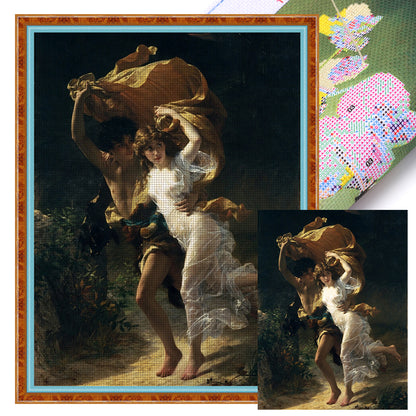 The Tempest - Pierre-Auguste Court - 11CT Stamped Cross Stitch 45*60CM