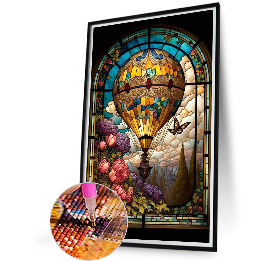 Hot Air Balloon - Full AB Round Drill Diamond Painting 40*60CM