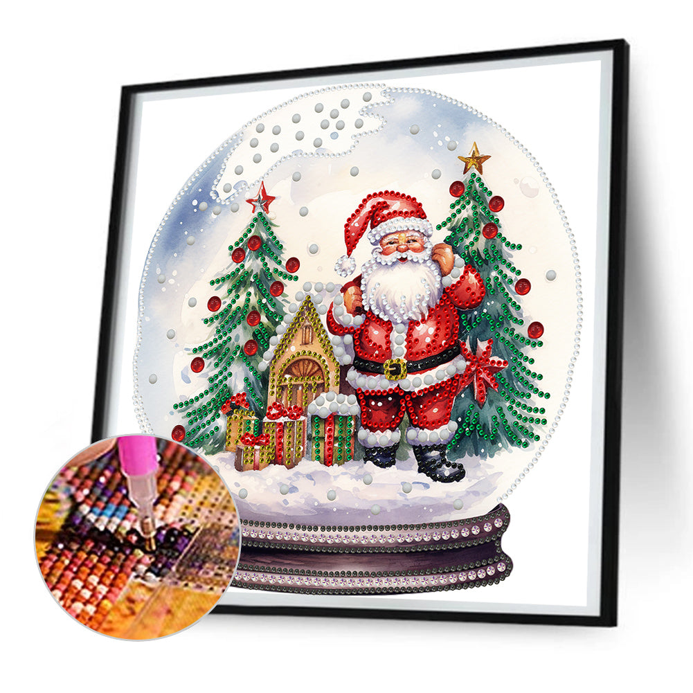 Christmas Crystal Ball -  Special Shaped Drill Diamond Painting 30*30CM