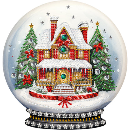 Christmas Crystal Ball -  Special Shaped Drill Diamond Painting 30*30CM