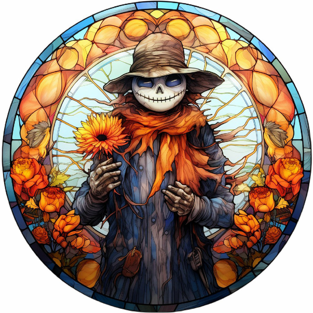 Scary Halloween - Full Round Drill Diamond Painting 30*30CM