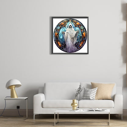 Scary Halloween - Full Round Drill Diamond Painting 30*30CM