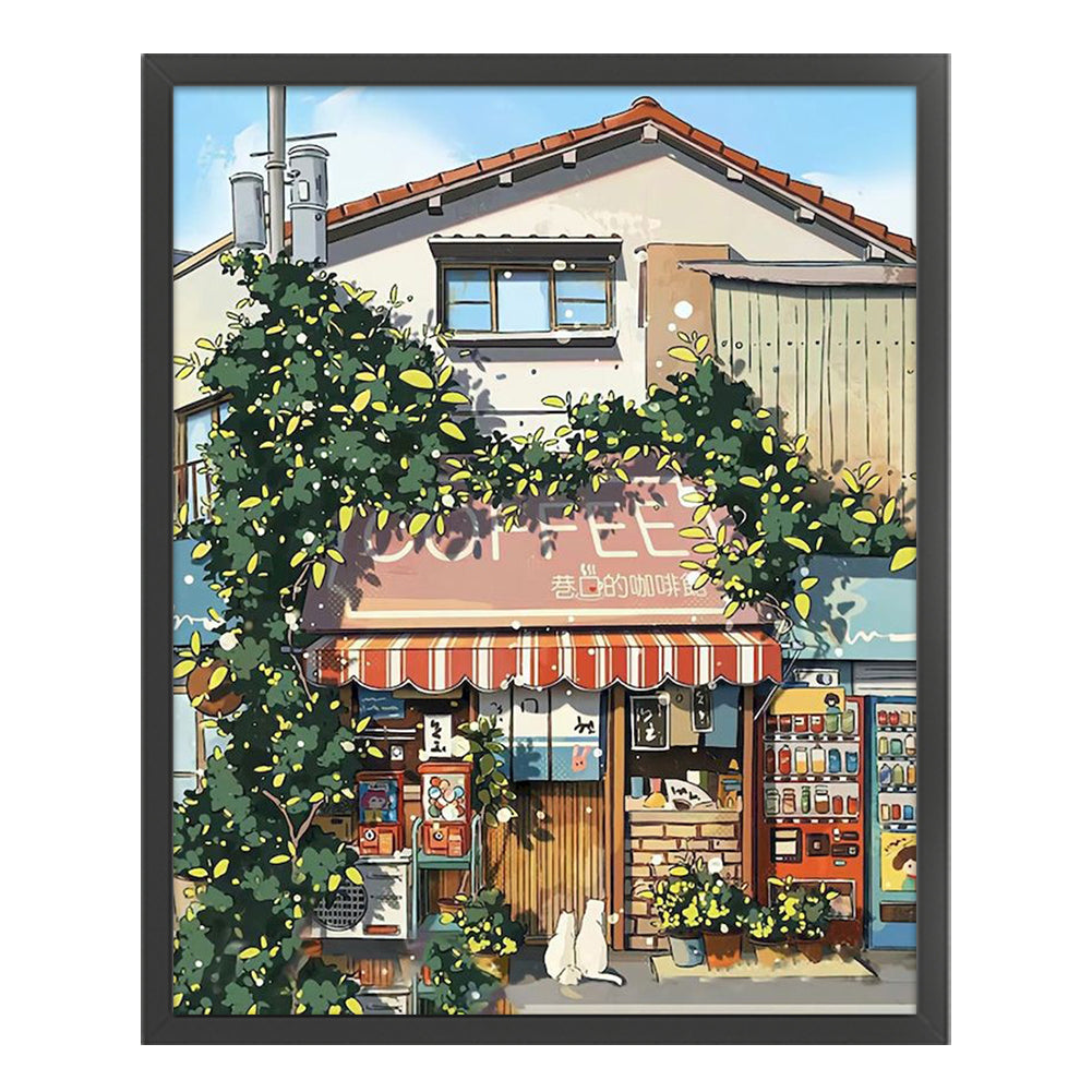 Coffee House - 11CT Stamped Cross Stitch 50*60CM