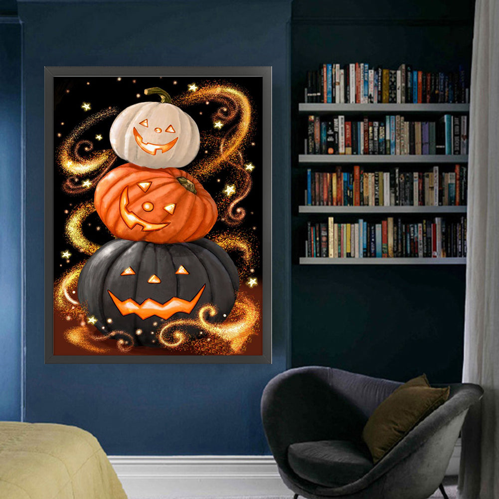 Halloween Pumpkin - 11CT Stamped Cross Stitch 50*65CM