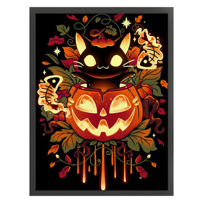 Halloween Pumpkin - 11CT Stamped Cross Stitch 50*65CM