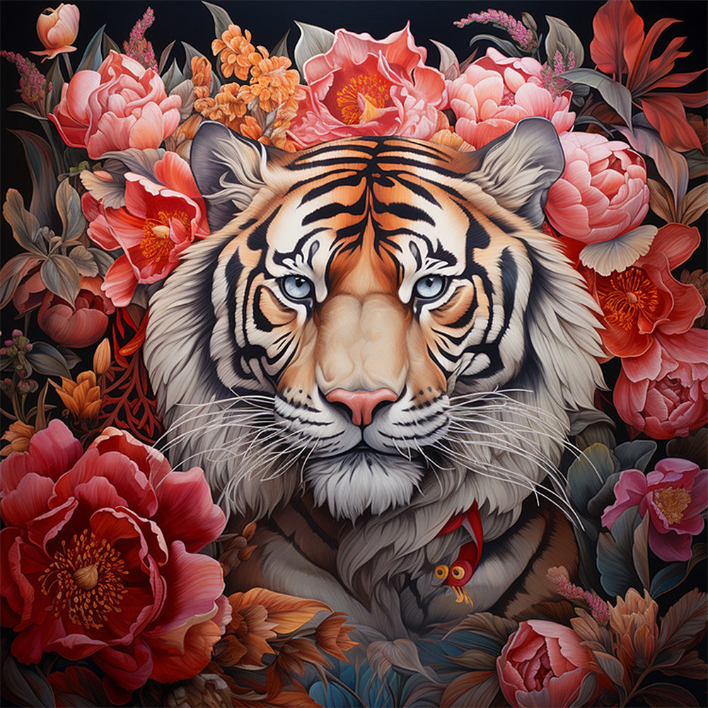 Tiger - Full AB Round Drill Diamond Painting 40*40CM