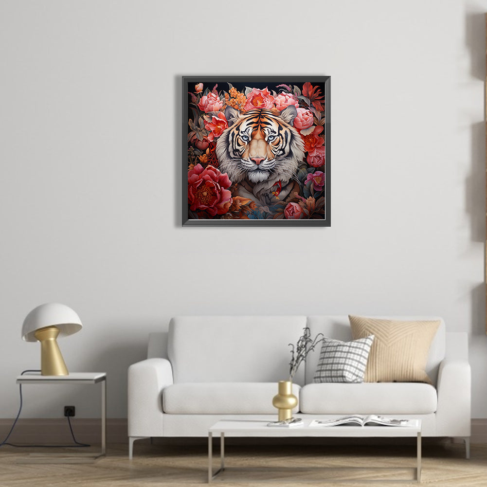 Tiger - Full AB Round Drill Diamond Painting 40*40CM