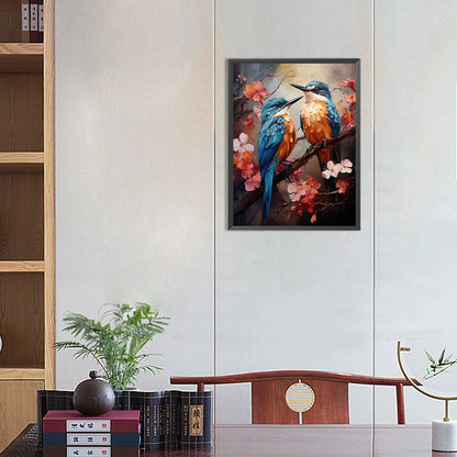 Paint Watercolor Bird - Full Round Drill Diamond Painting 30*40CM