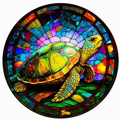 Glass Turtle - Full Round Drill Diamond Painting 50*50CM