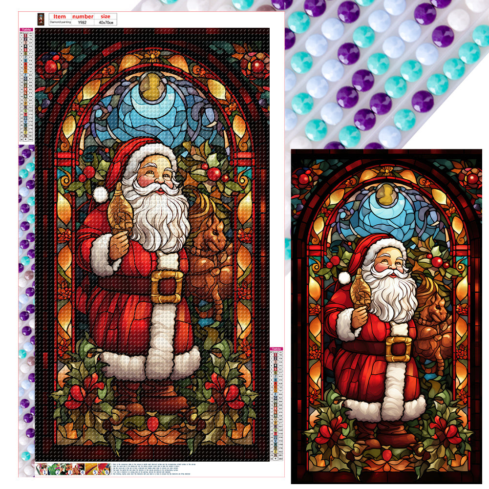 Santa Claus - Full Round Drill Diamond Painting 40*70CM