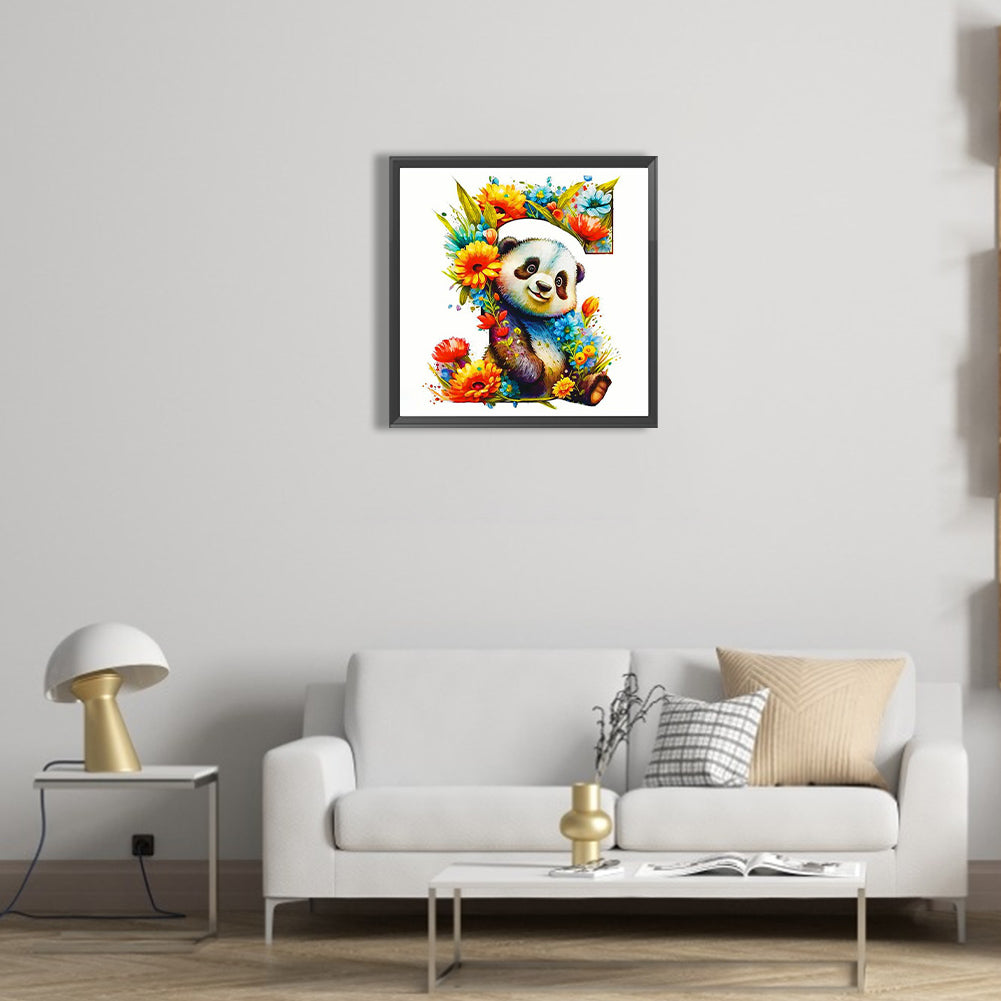 Panda¡¤S - Full Round Drill Diamond Painting 40*40CM