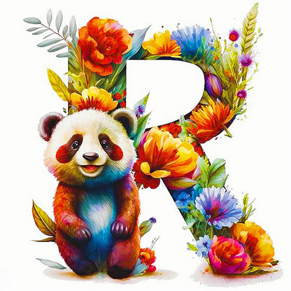 Panda¡¤R - Full Round Drill Diamond Painting 40*40CM