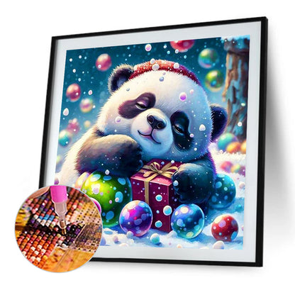 Panda Gift - Full Round Drill Diamond Painting 40*40CM