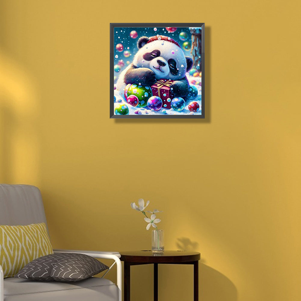 Panda Gift - Full Round Drill Diamond Painting 40*40CM