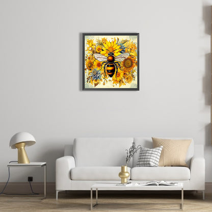 Bee - Full Round Drill Diamond Painting 40*40CM