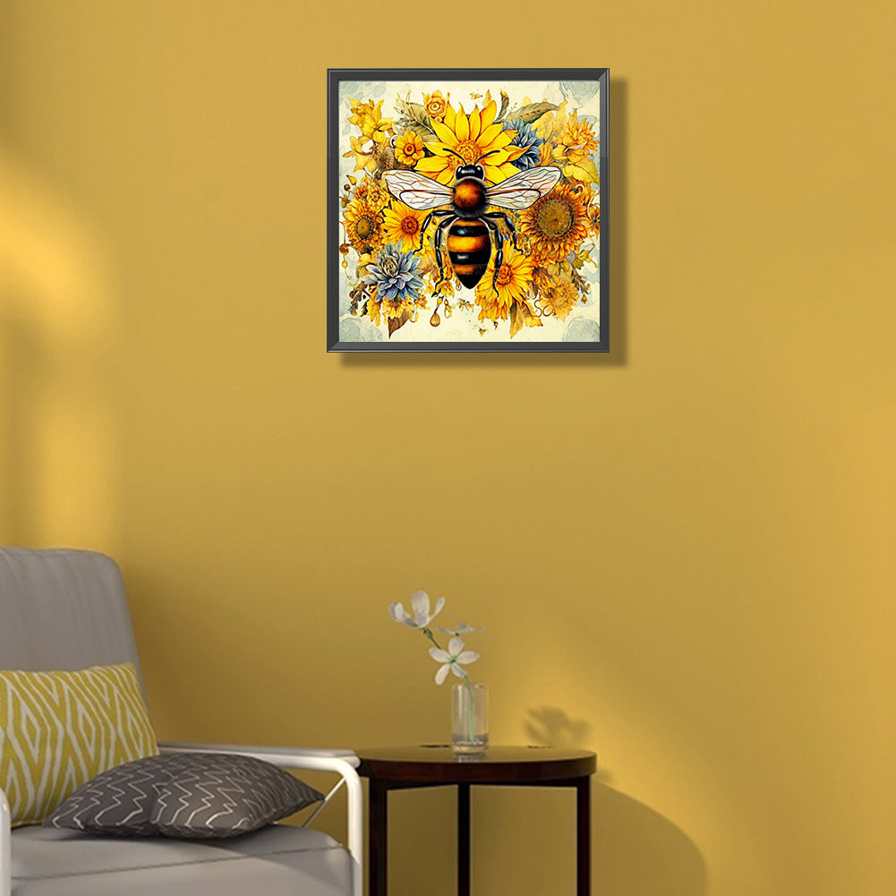 Bee - Full Round Drill Diamond Painting 40*40CM