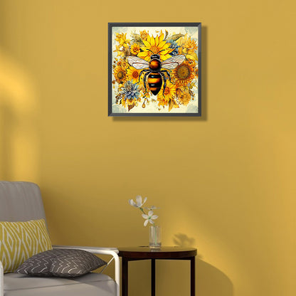 Bee - Full Round Drill Diamond Painting 40*40CM