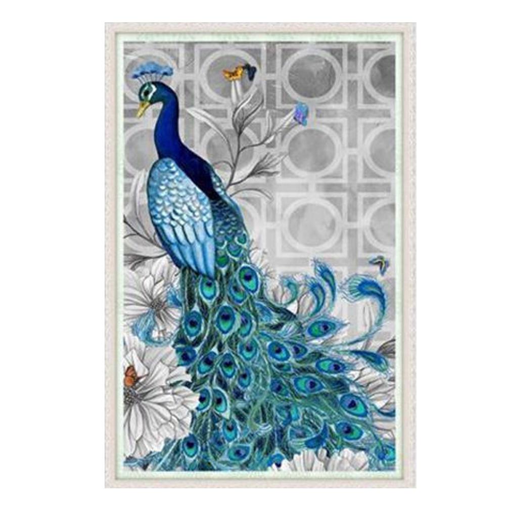 Peacock - Special Shaped Drill Diamond Painting 32*45CM