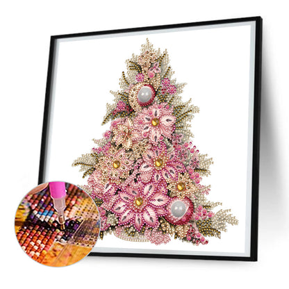 Christmas Tree - Special Shaped Drill Diamond Painting 30*30CM