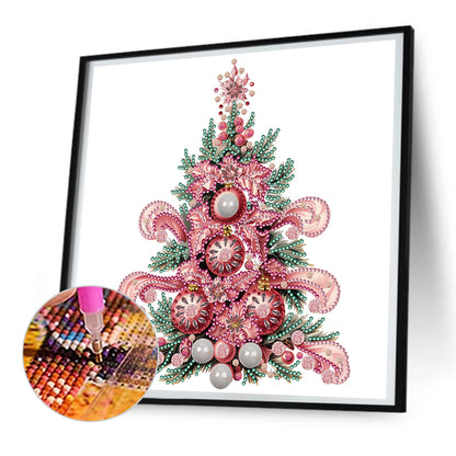 Christmas Tree - Special Shaped Drill Diamond Painting 30*30CM