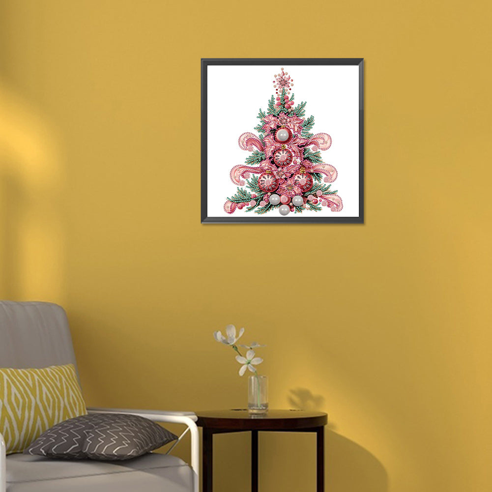 Christmas Tree - Special Shaped Drill Diamond Painting 30*30CM