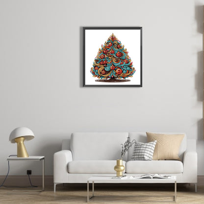 Christmas Tree - Special Shaped Drill Diamond Painting 30*30CM