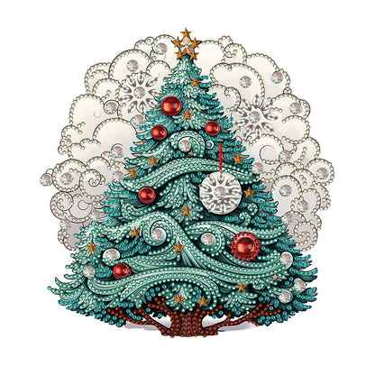 Christmas Tree - Special Shaped Drill Diamond Painting 30*30CM