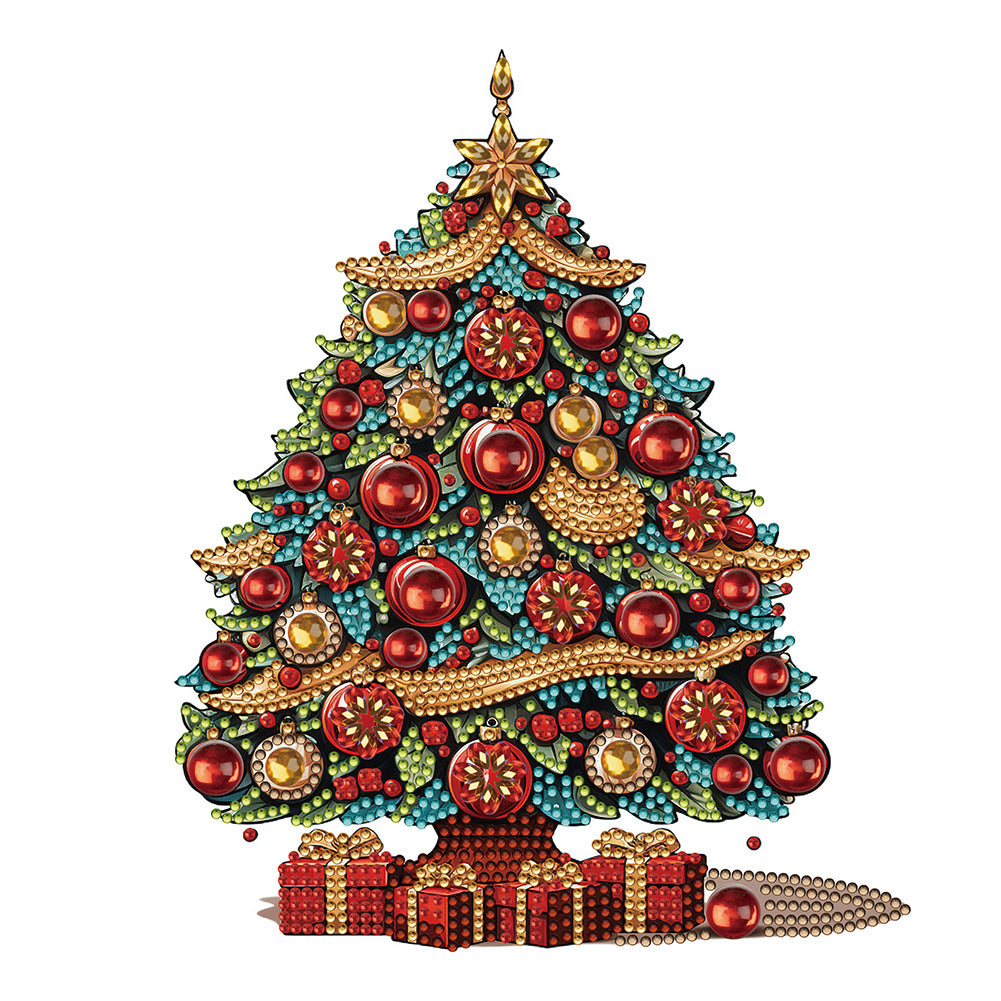 Christmas Tree - Special Shaped Drill Diamond Painting 30*30CM