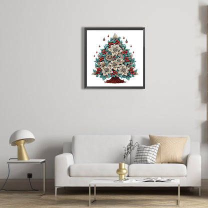 Christmas Tree - Special Shaped Drill Diamond Painting 30*30CM