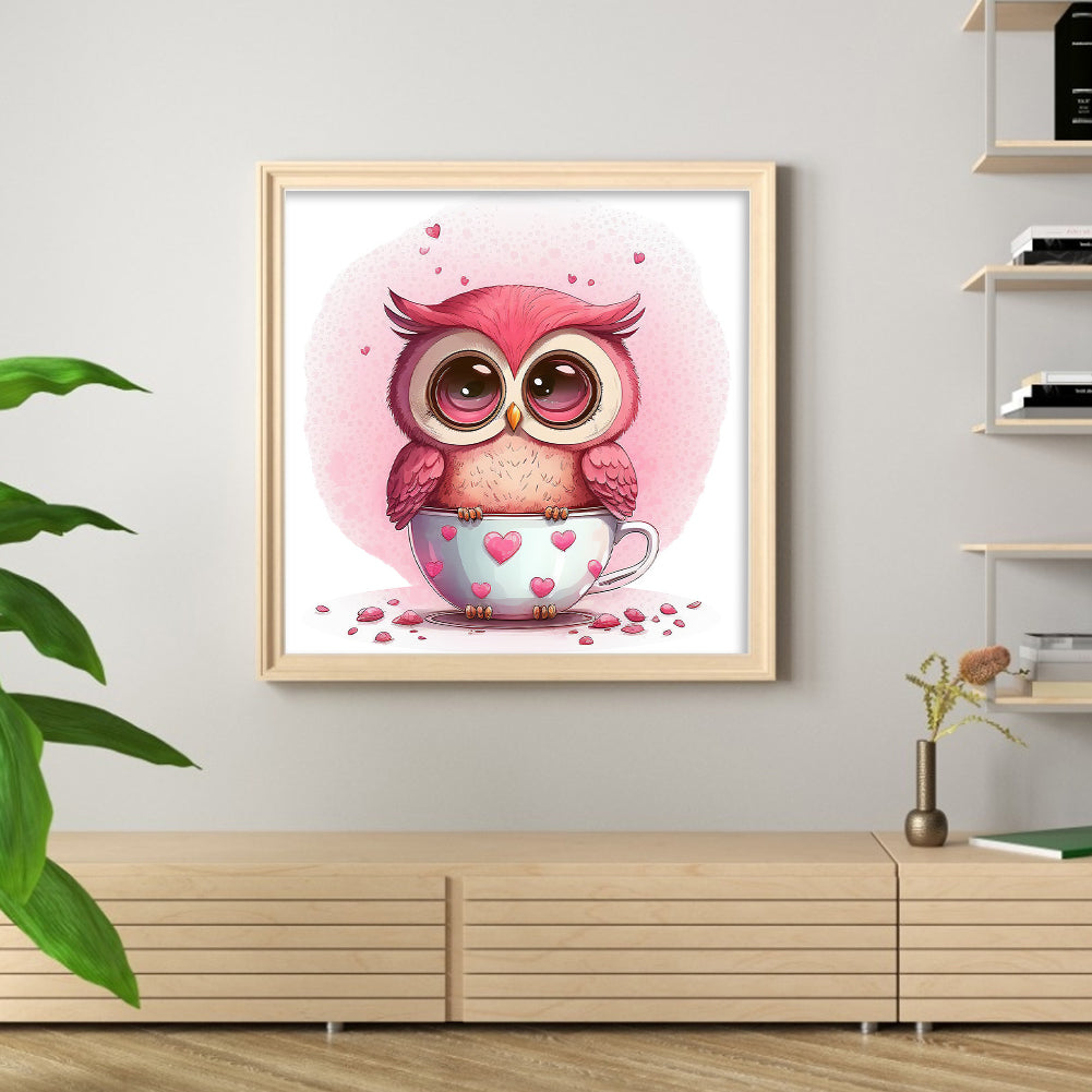 Owl - 18CT Stamped Cross Stitch 25*25CM