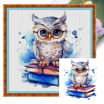 Owl - 18CT Stamped Cross Stitch 25*25CM