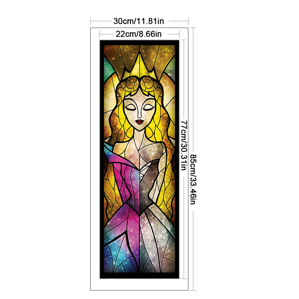 Disney Sleeping Beauty Princess Aurora - 11CT Stamped Cross Stitch 30*85CM