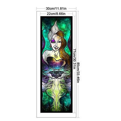 Disney Villain Ursula - 11CT Stamped Cross Stitch 30*85CM