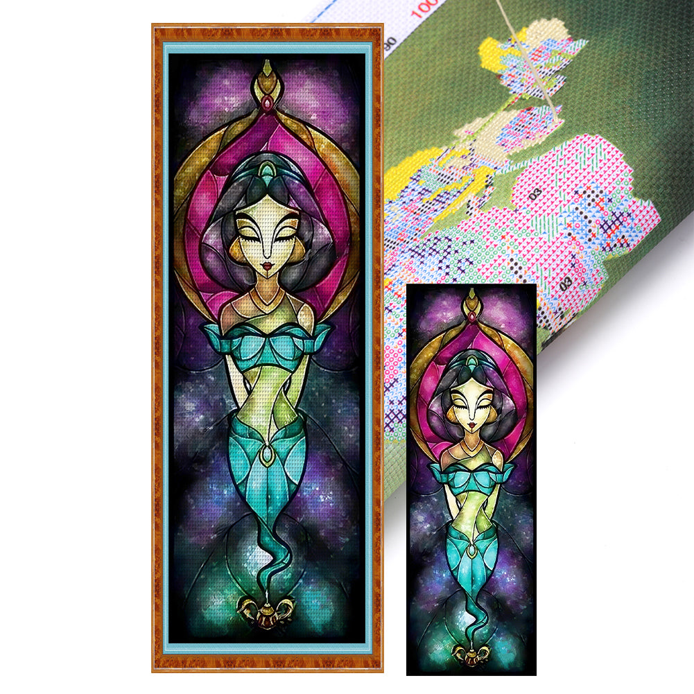 Disney Aladdin Princess Jasmine - 11CT Stamped Cross Stitch 30*85CM