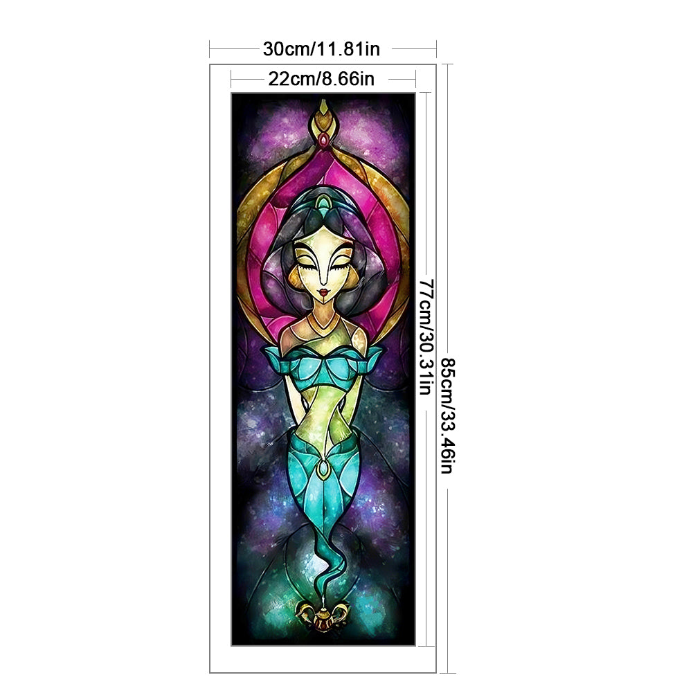 Disney Aladdin Princess Jasmine - 11CT Stamped Cross Stitch 30*85CM