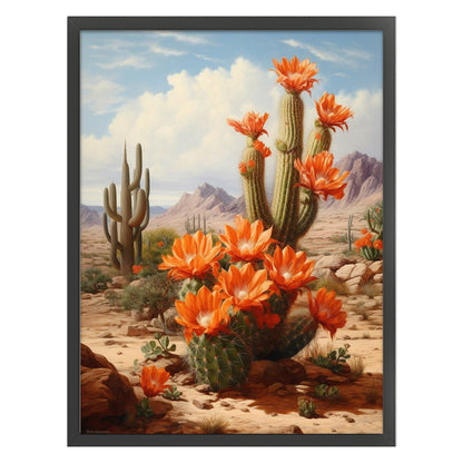 Desert Cactus Flower - 11CT Stamped Cross Stitch 45*60CM